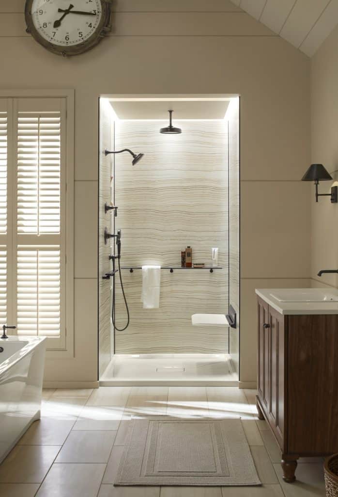 Kohler Walk-In Shower Installations, Barrier-Free Safe | Home Smart